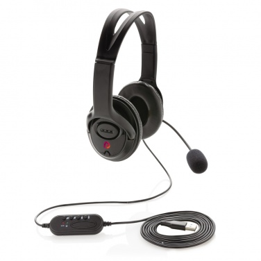 Logotrade advertising products photo of: Over ear wired work headset